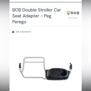 Peg Perego Bob stroller adapter